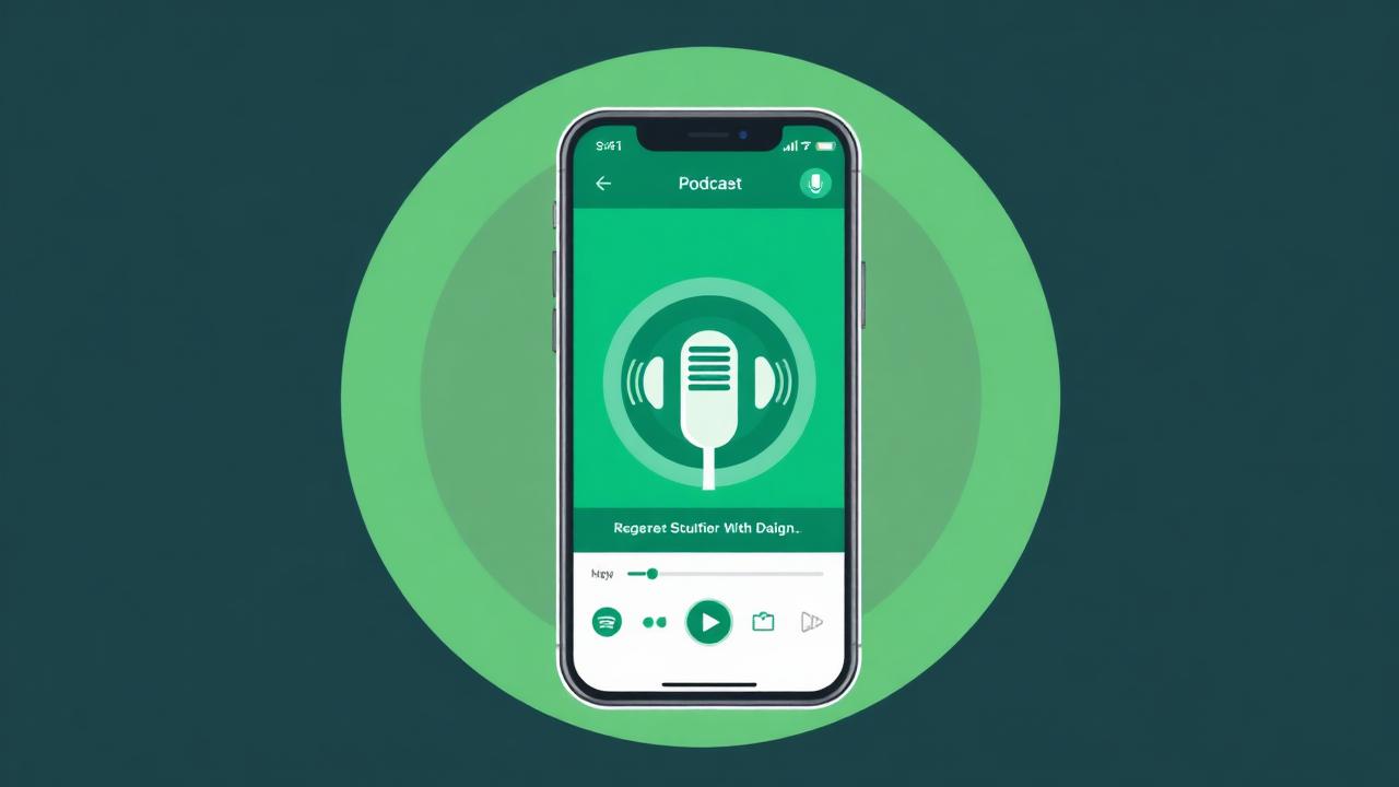Podcast clip shown as a vertical short with captions on a phone